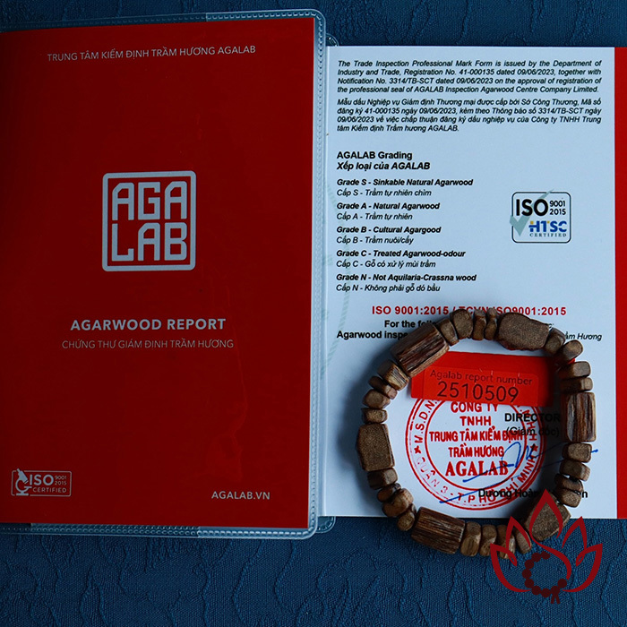 Vòng Trầm Hương Bất Quy Tắc | Trầm Kiến Tự Nhiên Lâu Năm